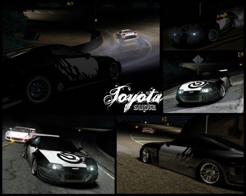 Toyota Supra
blk n white design
