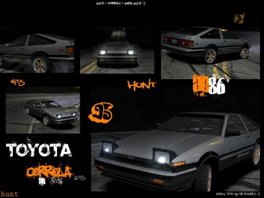 Toyota Corrola GT-S AE86...moc sa tam neda spravit :D ... Enjoy! :)
