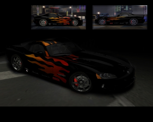 my Viper
toto mi v prostreet chyba tie prechody farebne.... k autu... zda sa simple no dost som sa prplal s decalmi a je tam aj asi 5 tvarov 20 
