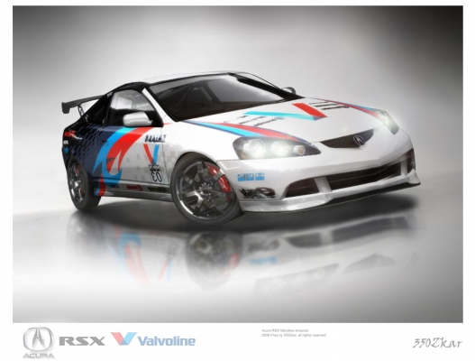 Acura RSX Valvoline showcar
takze k pres: Cele auto je Warpovane ale podla mna nevyzera az tak hrozne.Decaly,a znak valvoline je prehodeny lebo auto je flipovane horizontalne a s tym nic nenarobim.......a dakujem za vase hlasy vo wondery necakal som ze ich bude az tolko......o chybach na aute viem,ale znizit som ho uz nechcel lebo by blatniky isli cez kolesa.Dakujem za komenty a dakujem aj za hlasy na nfsgame.net  
