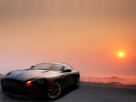 Aston Martin DB9 Sunset 
