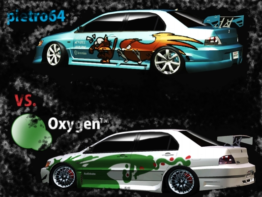 Mitsubishi Lancer Evolution VIII. - Battle Oxygen VS. pietro64
