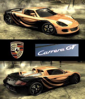 Porsche Carrera GT
plus dodavam ze ten napis Carrera GT je vystrihnuty s vlastnorucne odfotenej fotky ;)
