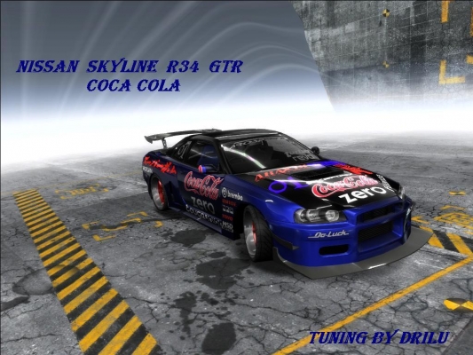 Nissan Skyline R34 GTR Coca Cola
Páci sa ci ne?

