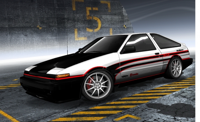 --- Street Toyota Corolla AE86 ----
--- prep??????te za to orezanie, a?? teraz som si to v??imol ---
+ zadn?? poh????ad na unlimited ---
