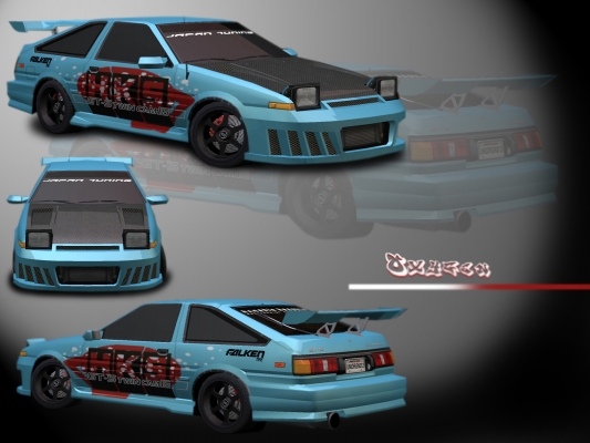 Toyota Corolla ae86 Trueno By Oxygen
;-) komentujte moj Drift style ;-)
