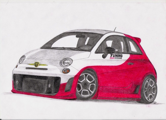 Fiat 500 Abarth
rychlovka na A4 ...
