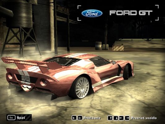 Ford GT zozadu
