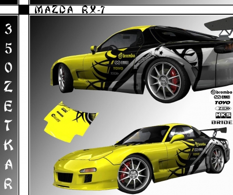 duelova mazda rx-7
takze tu je moja rx-7 z duelu. Snazil som sa trosku pobabrat aj s montazou. KOMMENT

