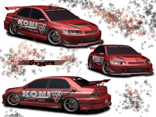 Mitsubishi Lancer EVO VIII. By Oxygen
naprv to mal byt pokus o napodobenie lanceru z Tokyo Drift ale nakoniec som to nechal tak a nechal som to na moju fantaziu a vzniklo toto :Dkomentujte ;-)
