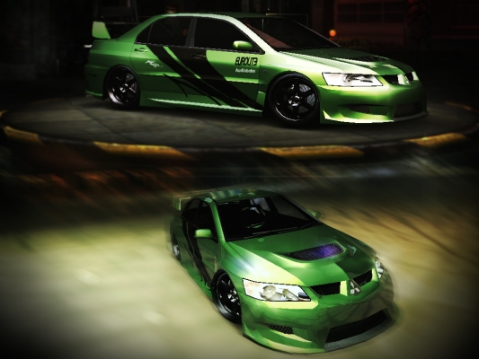 Mitsubishi Lancer Evo VIII Lime
Keywords: mitsibishi lancer underground 2 need for speed nfs