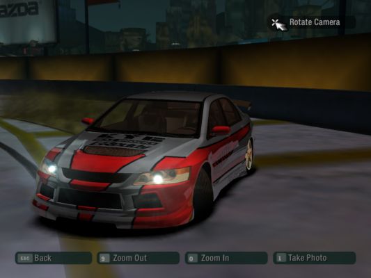 Lancer in drift momentka
