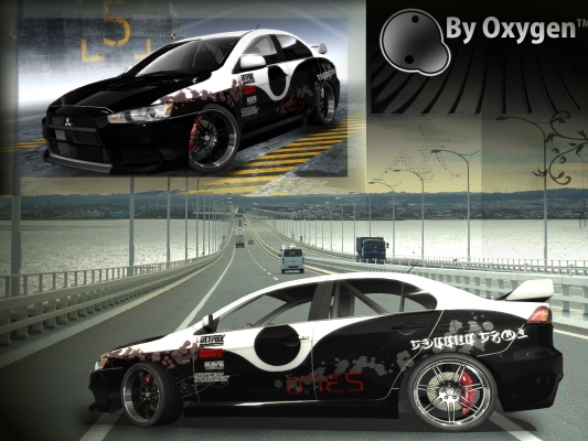 Mitsubishi Lancer EVO X. By Oxygen
