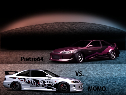 Duel Ja vs Pietro64
Za veľmi peknú press čakujem Oxymu.
PS: Pietrove auto bolo doladovane v photoshope.


