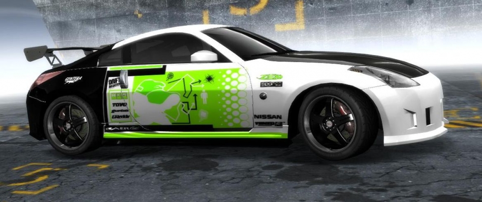 paci sa vam moje new 350z drift 
