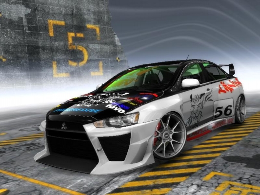 Mitsubishi Lancer X show car
asi to neni nič moc;(

