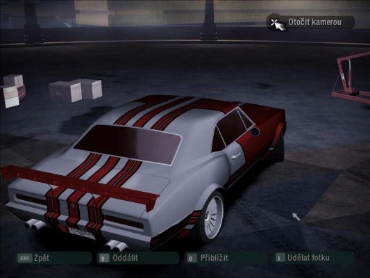 Camaro SS zozadu
