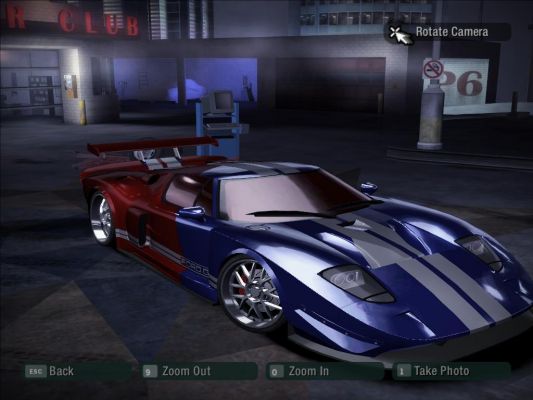 FORD GT SWEET BLUE&RED
