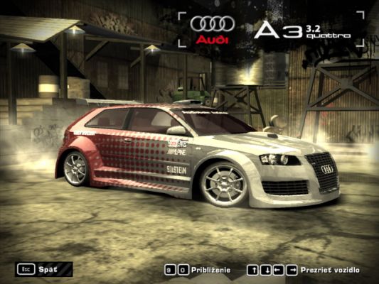 Audi A3 3,2 Quattro
Kto hral CMR 2005 určite vie čo to...

