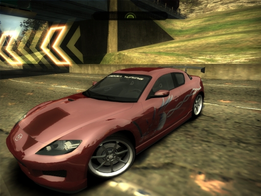 Mazda RX-8
Simple Design
-------------------

[b]Game:[/b] [i]Need for Speed - Most Wanted[/i]
[b]Patch:[/b] [i]1.3[/i]

[url=http://sway.over.cz/][u][b]sway.over.cz[/b][/u][/url]
