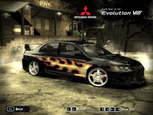 Mitsubishi Lancer Evo VIII
burning wheel
