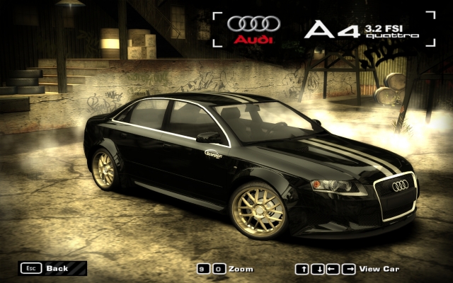 Audi A4 3.2 FSI quattro
[i]1680x1050[/i]

[i]unedited ingame screenshot[/i]

[url=http://sway.over.cz/][u][b]sway.over.cz[/b][/u][/url]
