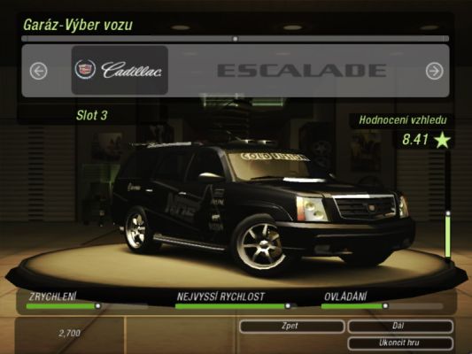 Escalade
Takto si ja predstavujem moje SUV, žiadny divoký tuning, len čistá krása a silný motor...

