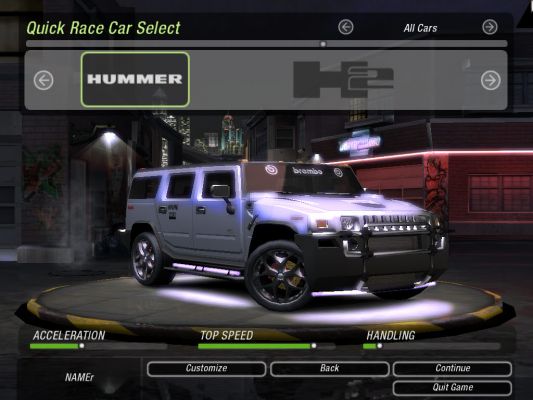 hummer h2      piste
