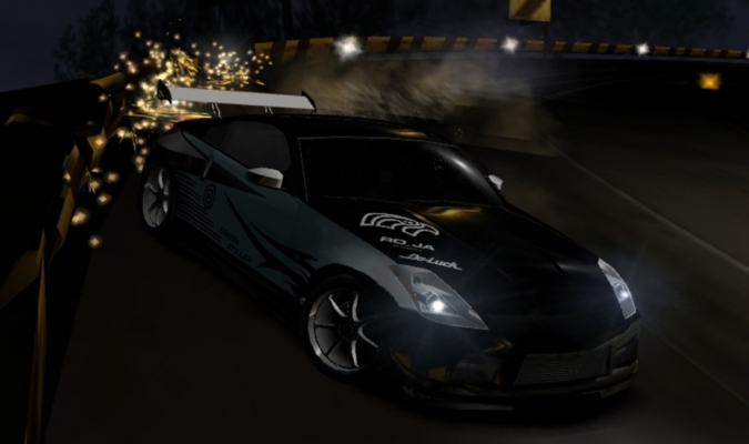 Nissan 350z Drift Action Screen
