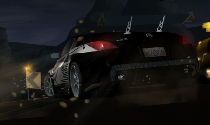 Nissan 350z Drift Action Screen
