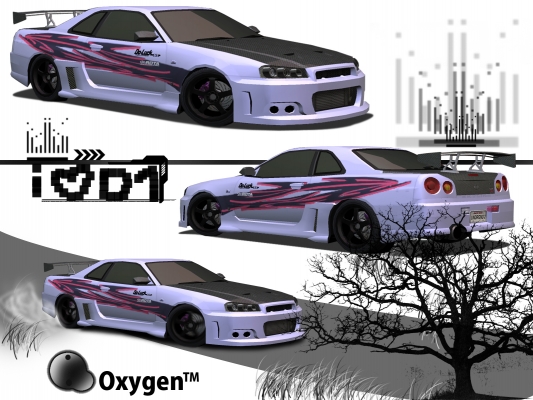 Nissan Skyline r34 GT-R By Oxygen
toto auto malo byt v duely s Takanawom ale Takanawovi to trva uz mesiac takze duel som zrusil 
RED EMBLEM RULEZZZZZZZZZ ZZZZZZZZZZZZZ
