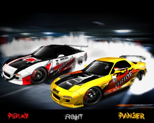 DRIFT FIGHT
p@LKy vs. PANZER

MAZDA RX-7

VYZíVATEč„: p@LKy
                                                                                                                            
ŠPECIíLNE POĎAKOVANIE Ku3ovi za press

