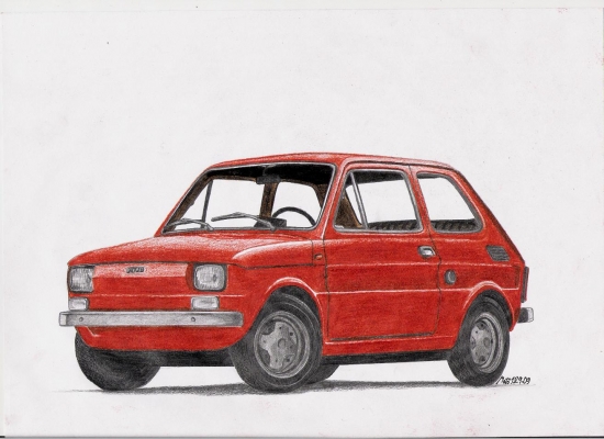 Fiat 126
Polsky fiat 126... tak?? ale ??ed?? m??m doma ale vyzera stra??ne. ... krsba je na po??iadavok mojho otca :D
