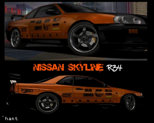 New Nissan Skyline R34 : Germany Racing Team
enjoy! : )
