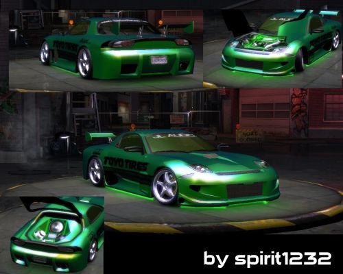 RX-7 Green Edition :)
[url=http://mynfs.wz.cz/]www.mynfs.wz.cz[/url]
