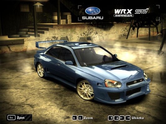 subaru impreza WRX STI NFS MW
