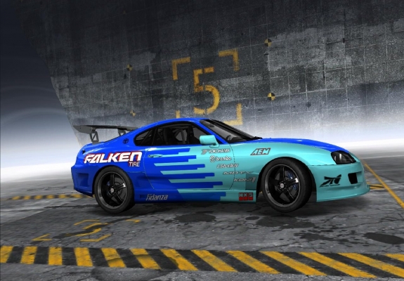 TRIAL Tuning Spirit  (Toyota Supra)
Toto auto určite mnoho z vás pozná ale tu v galerke som ho ešte nevidel tak som sa pokúsil...
Teraz som si všimol že ten posledný pásik je  naprd, už to nejdem prerábať...
Je to špatná kvalita radšej si to problí­žte...
Dúfam že sa páči

