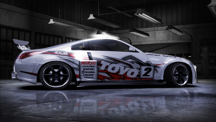 350Z the Drift Car
[color=gray]20 vrstiev, pr??ca 45 min. z toho 40 min. auto a 5 min. odraz a contrast at????....[/color]

[color=red]Enjoy![/color]
